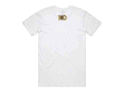 white back custom t shirts
