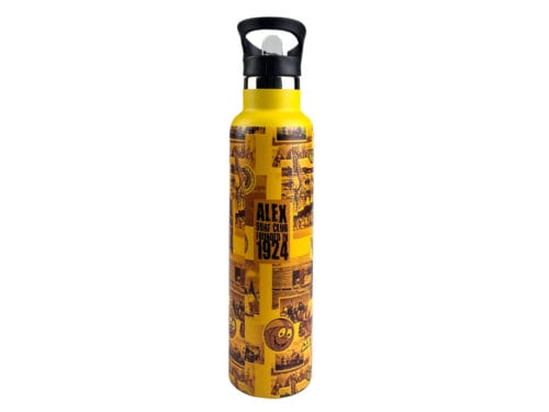 yellow personalized stainless steel water bottles