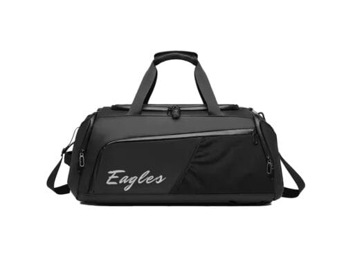 travel black duffel bag