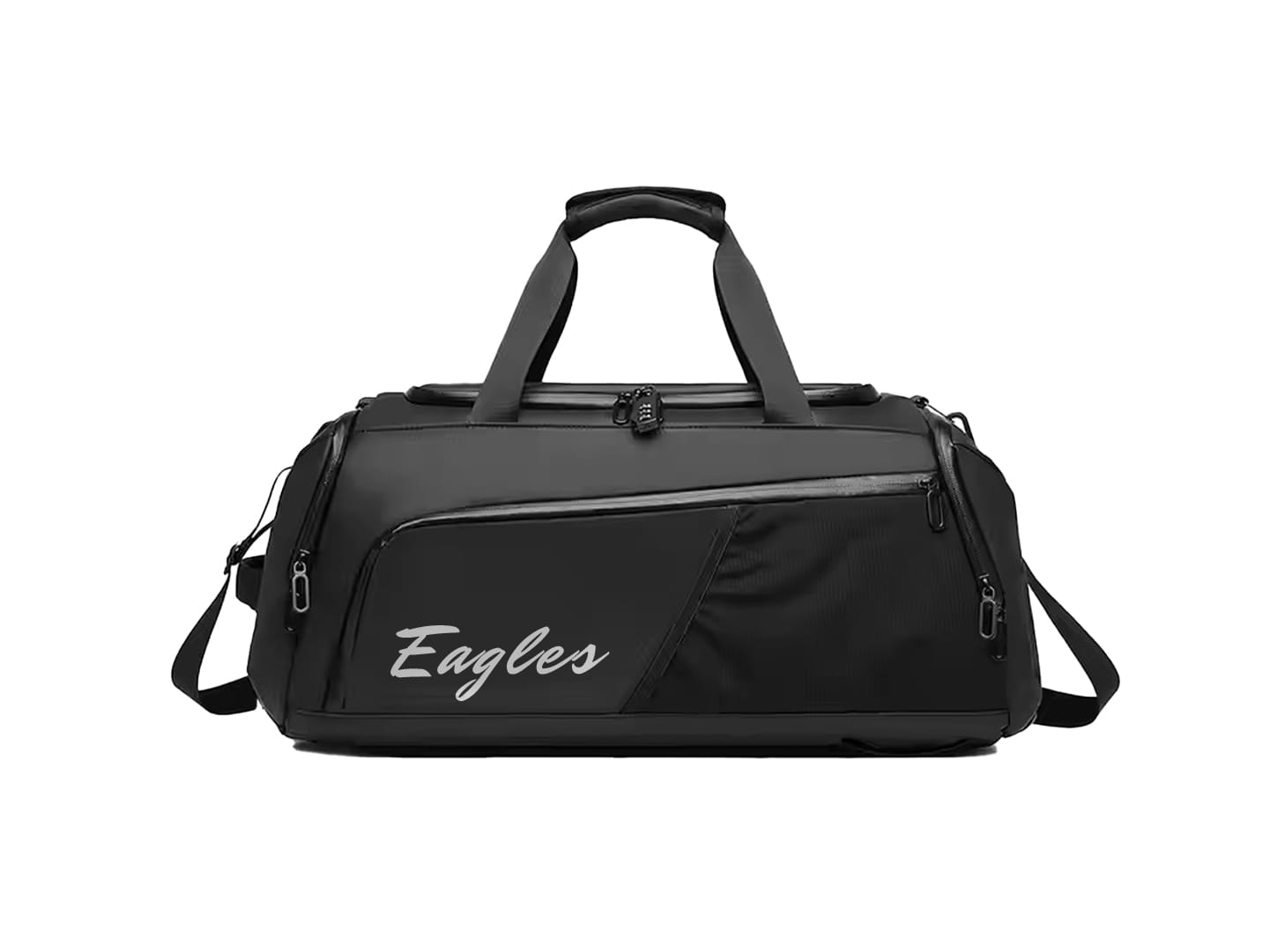 travel black duffel bag