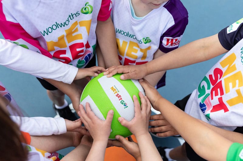 Custom Netball Merchandise - Participation from Woolworths NetSetGO