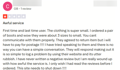 Poor Communication and Slow Replies from Sellers trustpilot reveiw