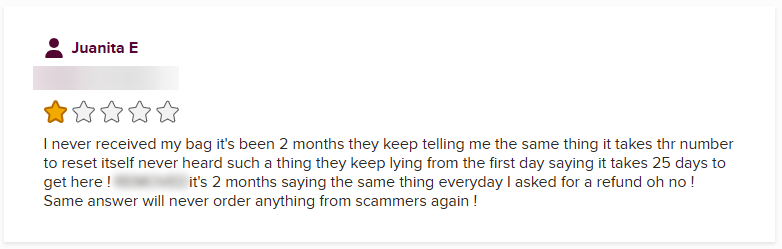 Long Shipping Delays and Missing Packages review