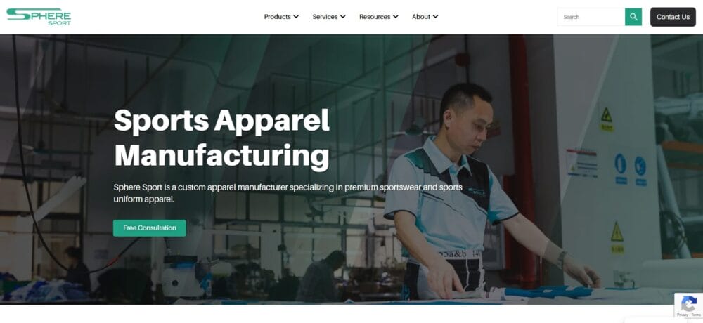 Sphere Sport for Top 10 Manufacturers of Sports Clothing in China