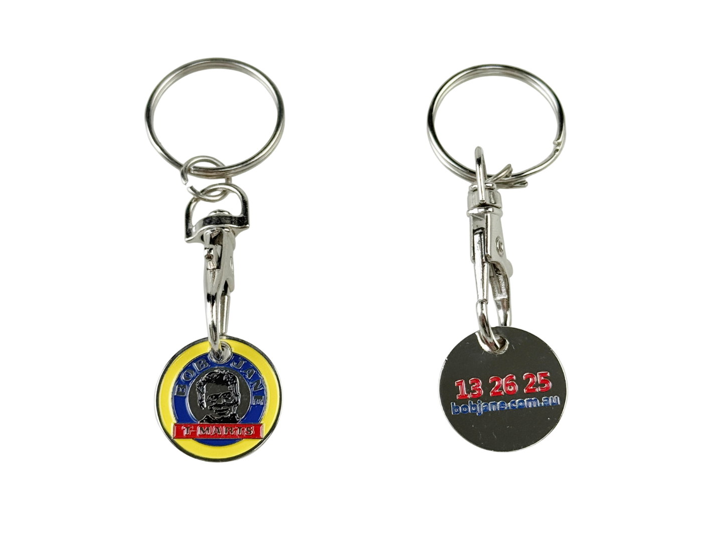 Promotional Custom Metal Keyring – Two-Sided Enamel 2D3D Logo Keychain (1)