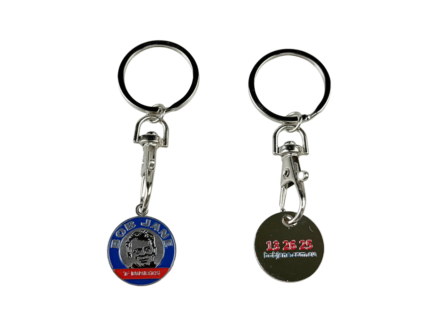 Promotional Custom Metal Keyring – Two-Sided Enamel 2D3D Logo Keychain (1)