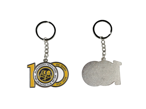 Promotional Custom Metal Keyring – Two-Sided Enamel 2D3D Logo Keychain (1)