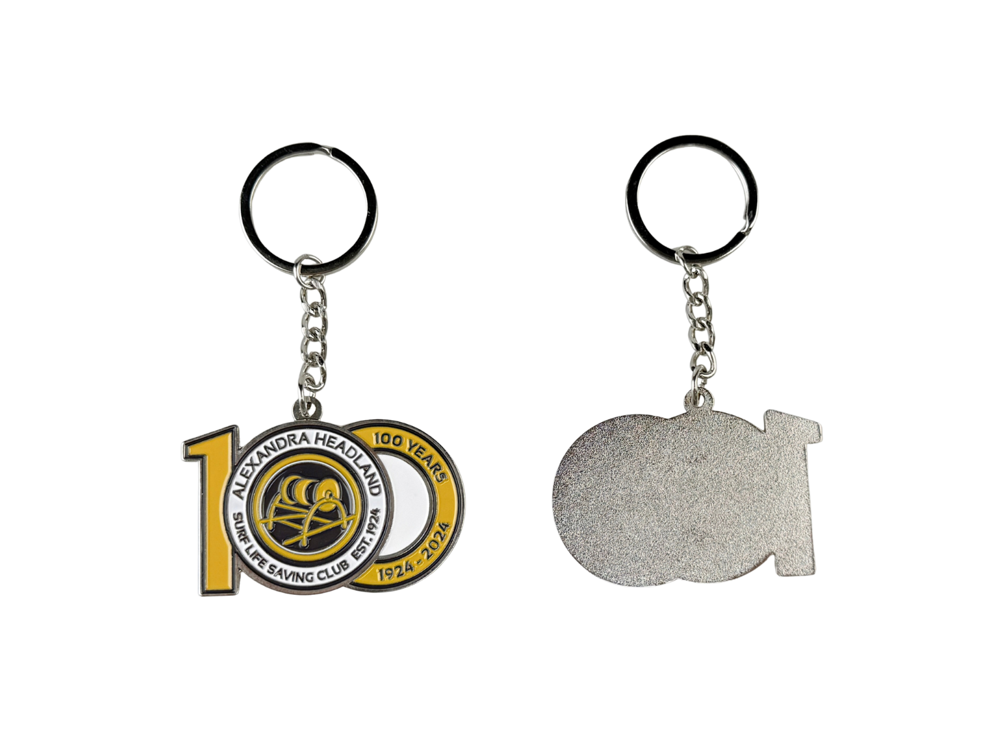Promotional Custom Metal Keyring – Two-Sided Enamel 2D3D Logo Keychain (1)