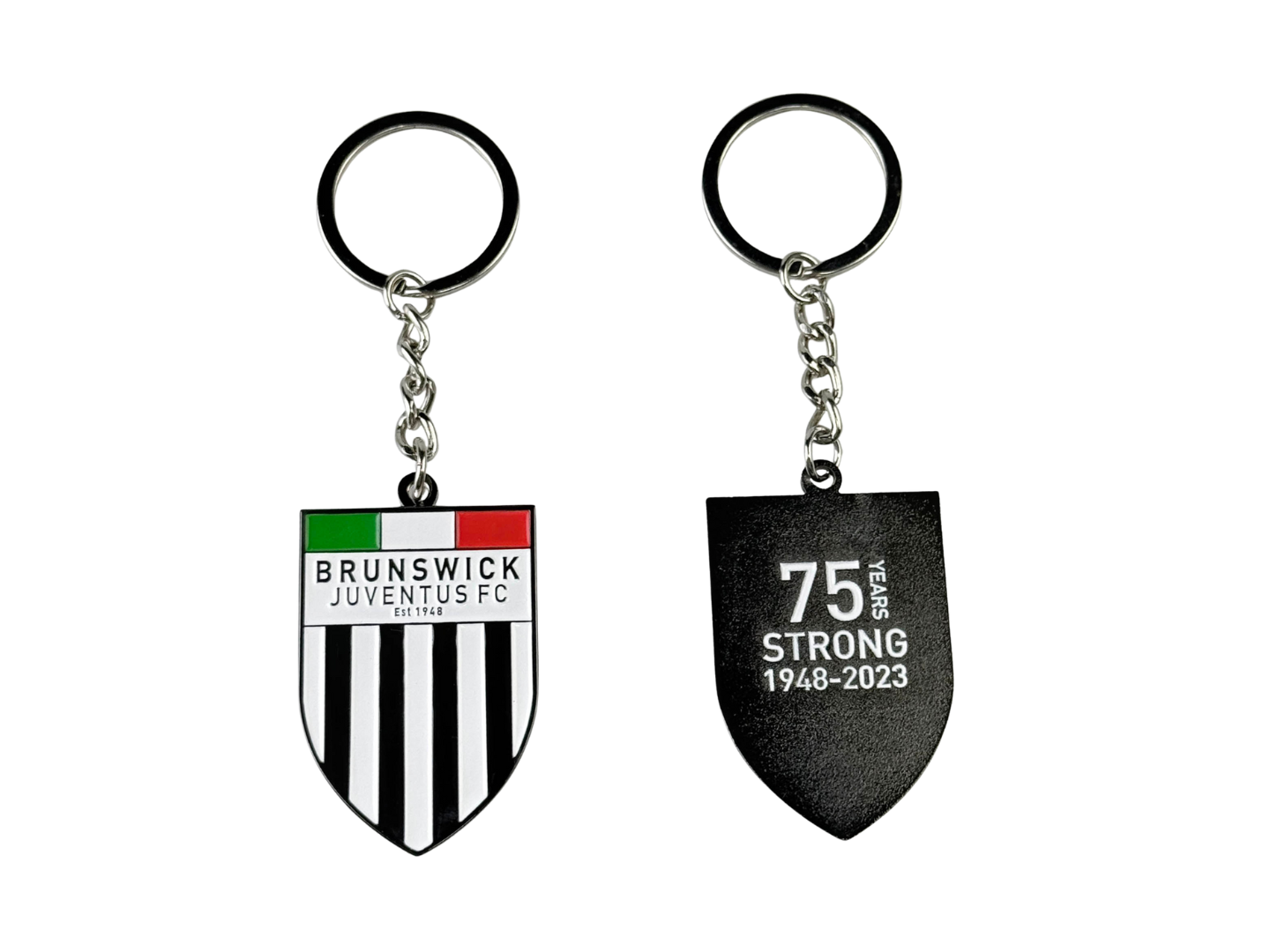 Promotional Custom Metal Keyring – Two-Sided Enamel 2D3D Logo Keychain (1)