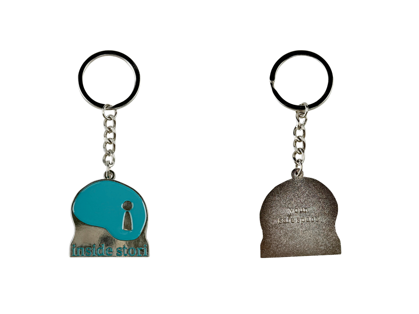 Promotional Custom Metal Keyring – Two-Sided Enamel 2D3D Logo Keychain (1)