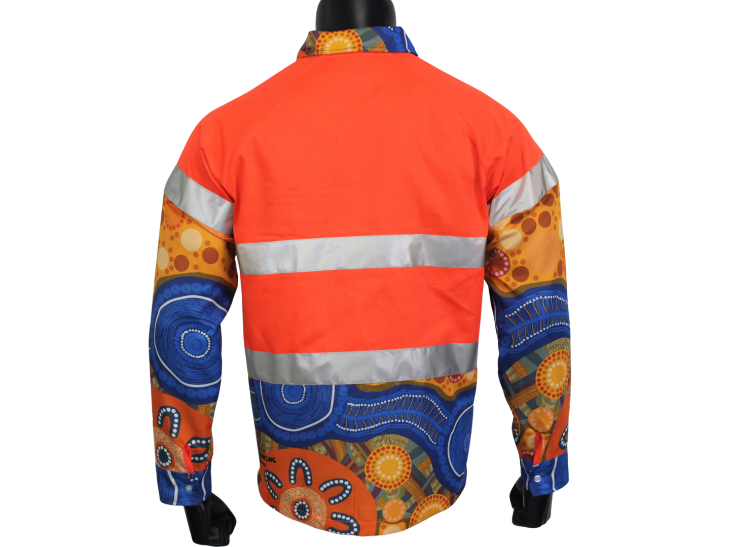Hi Vis Safety Long Sleeve Polo