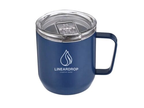 stainless steel mug with handle