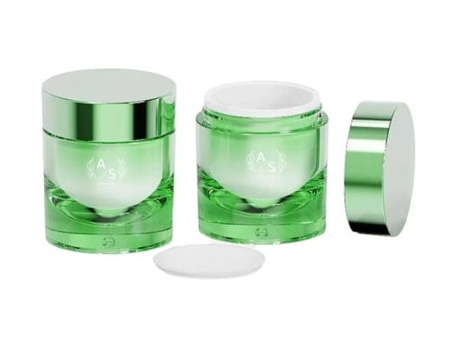 cosmetic glass jars