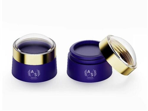 Custom Transparent Cosmetic Jar with Pointed Cap, 2.6ml-12.8ml