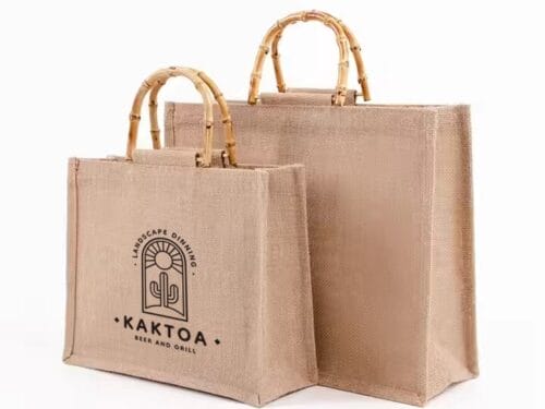 Laminated Linen Tote Bag