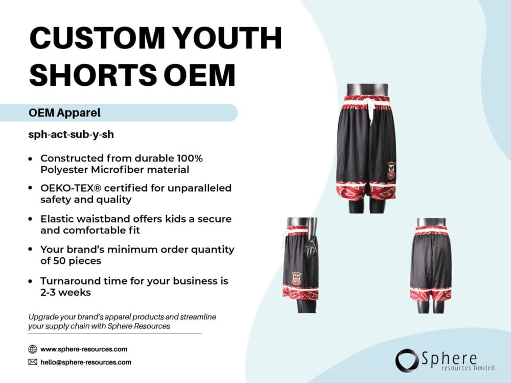 youth athletic shorts