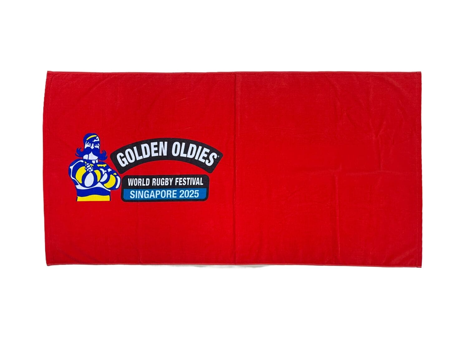 Red custom towels