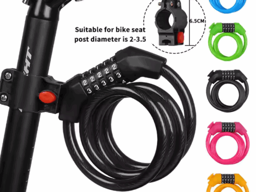 Waterproof Bicycle Combination Cable Lock