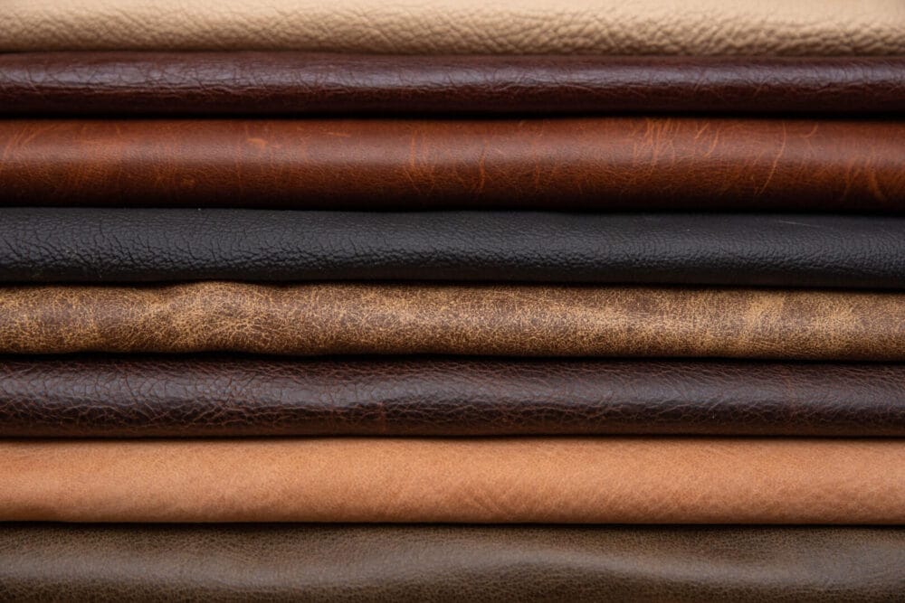 Leather material for handbags