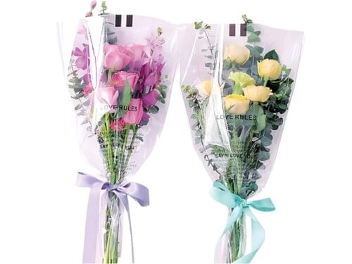 Semi-Transparent Waterproof Flower Sleeve