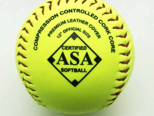 Custom 12-Inch Leather Softball