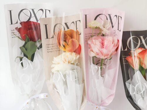 Kraft Paper Flower Sleeves