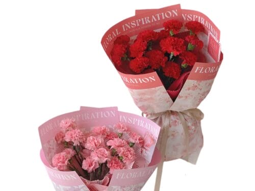 Kraft Flower Wrapping Paper