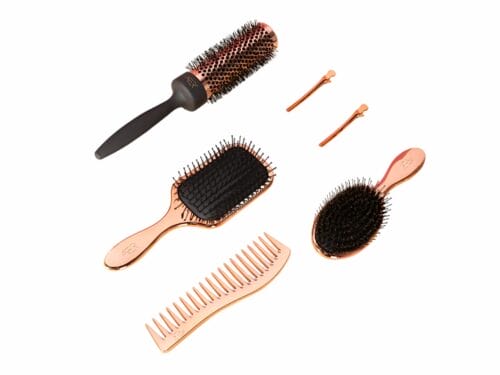 Detangling Hairbrush with Clip and Comb Set_SPHERE-0931