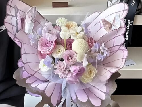 Butterfly Bouquet Wrapping Paper