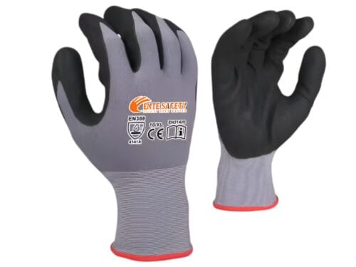 Custom Nitrile-Coated Safety Gloves