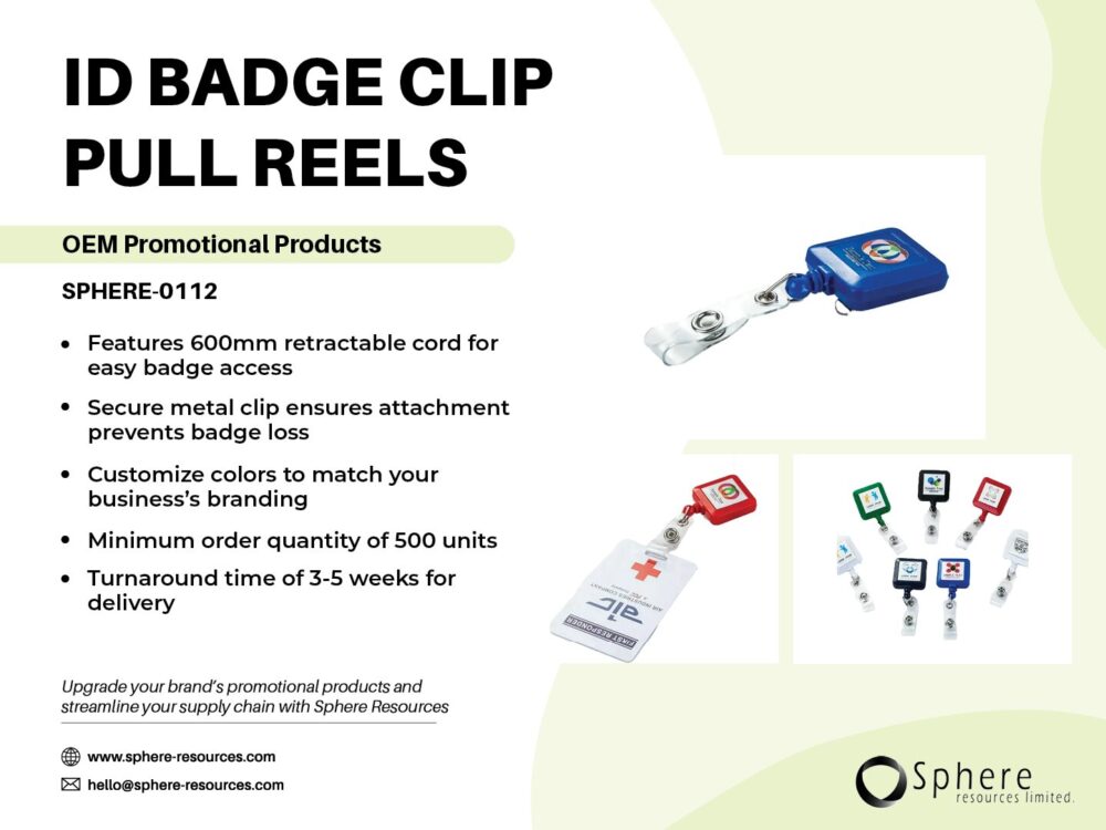 ID BADGE CLIP PULL REELS SOCIAL GRAPHIC
