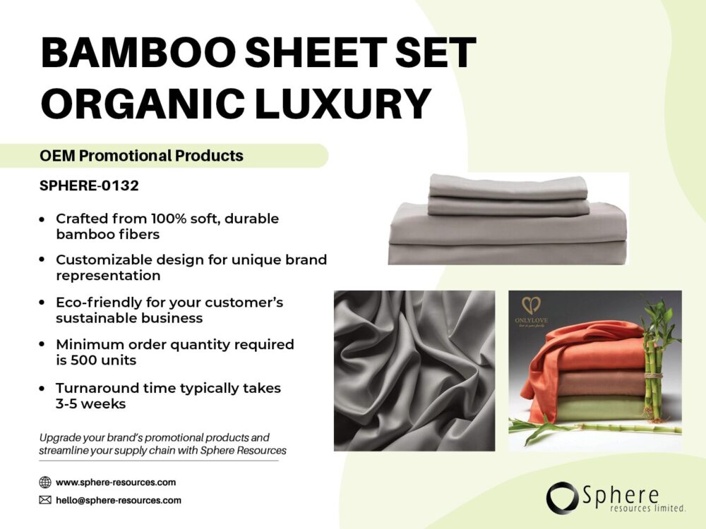 BAMBOO SHEET SET ORGANIC LUXURY SOCIAL GRAPHIC