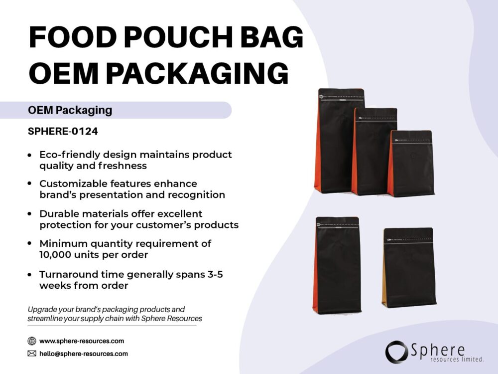 FOOD POUCH BAG OEM PACKAGING SOCIAL GRAPHIC