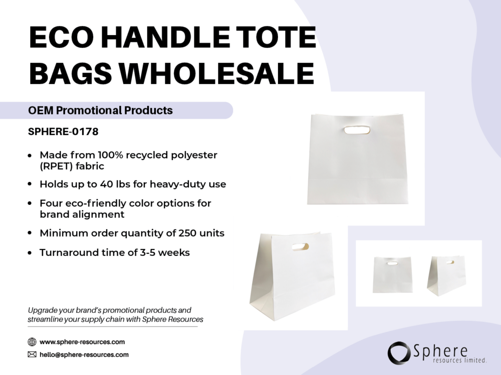 ECO HANDLE TOTE BAGS WHOLESALE SOCIAL GRAPHIC