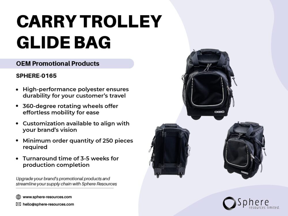 CARRY TROLLEY GLIDE BAG SOCIAL GRAPHIC