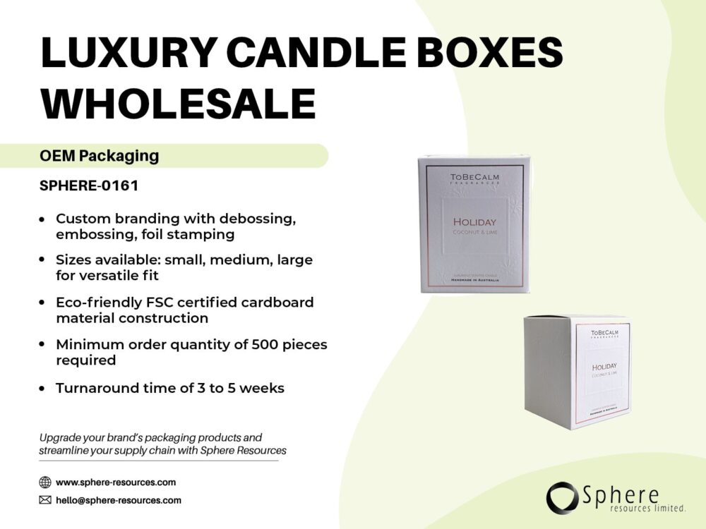 LUXURY CANDLE BOXES WHOLESALE SOCIAL GRAPHIC
