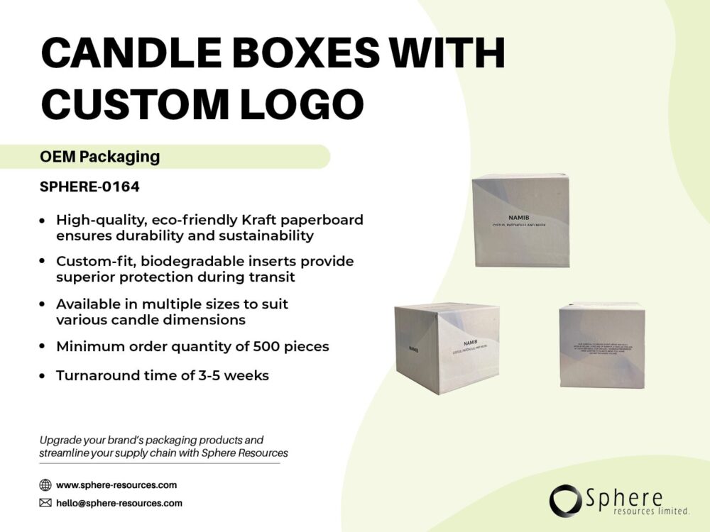CANDLE BOXES WITH CUSTOM LOGO SOCIAL GRAPHIC