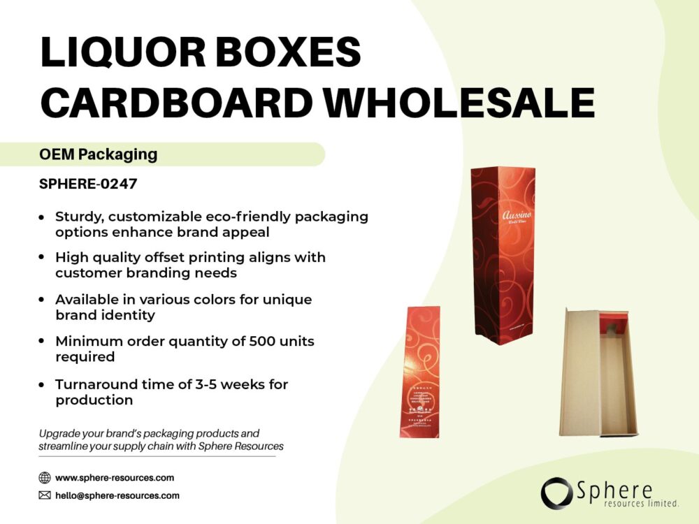 LIQUOR BOXES CARDBOARD WHOLESALE SOCIAL GRAPHIC