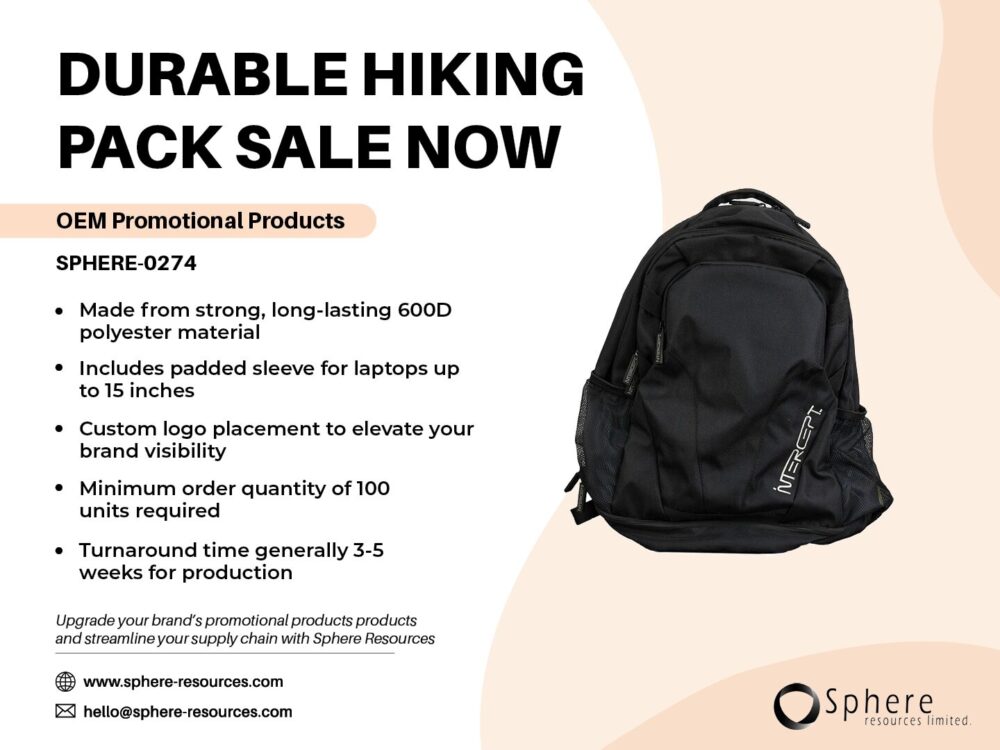 DURABLE HIKING PACK SALE NOW