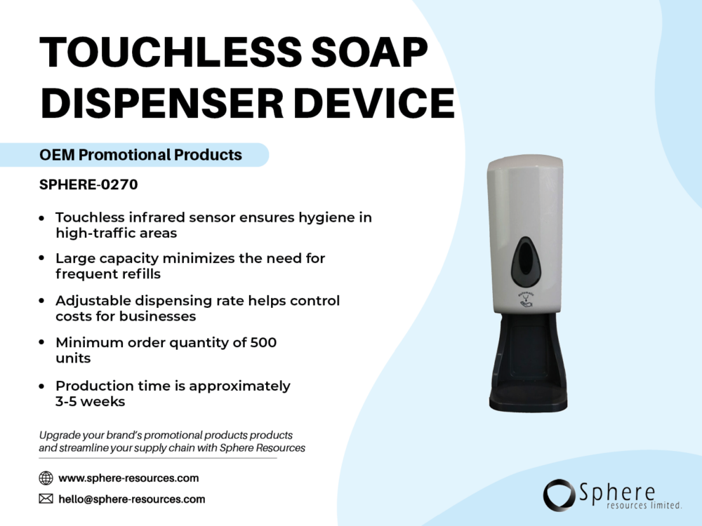 TOUCHLESS SOAP DISPENSER DEVICE SOCIAL GRAPHIC