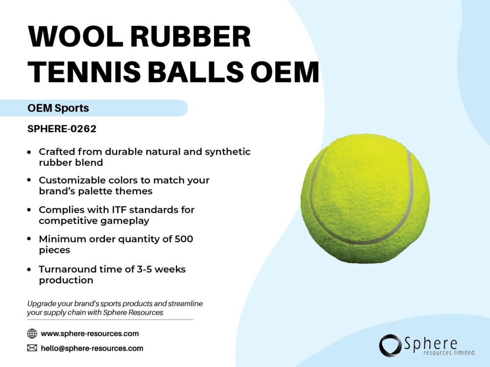 WOOL RUBBER TENNIS BALLS OEM SOCIAL GRAPHIC