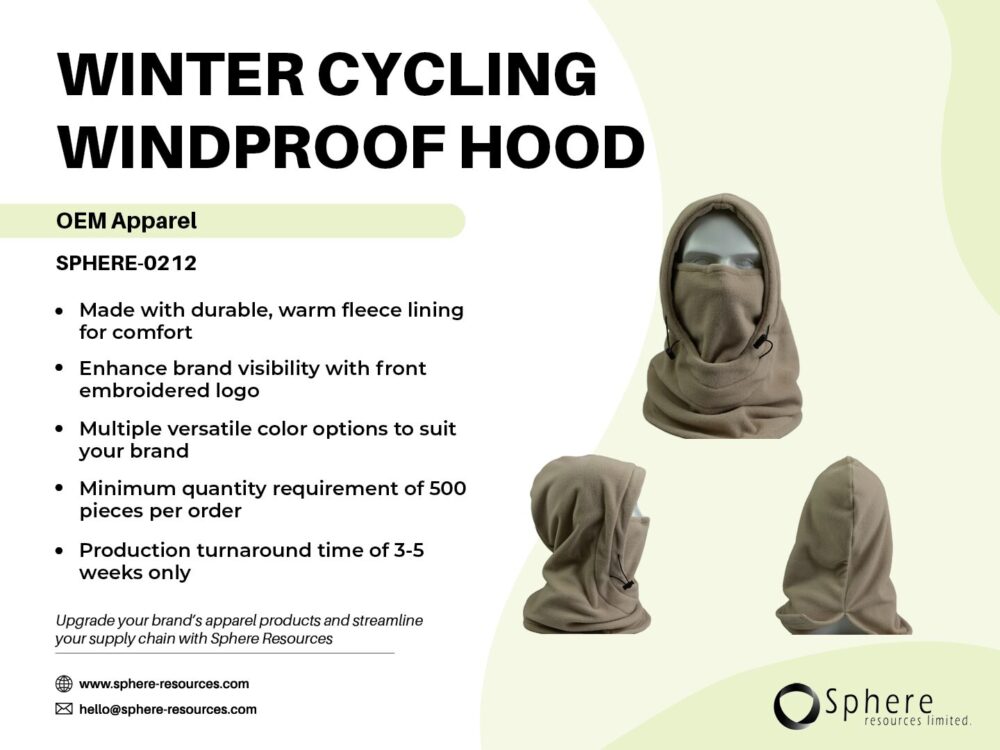 WINTER CYCLING WINDPROOF HOOD