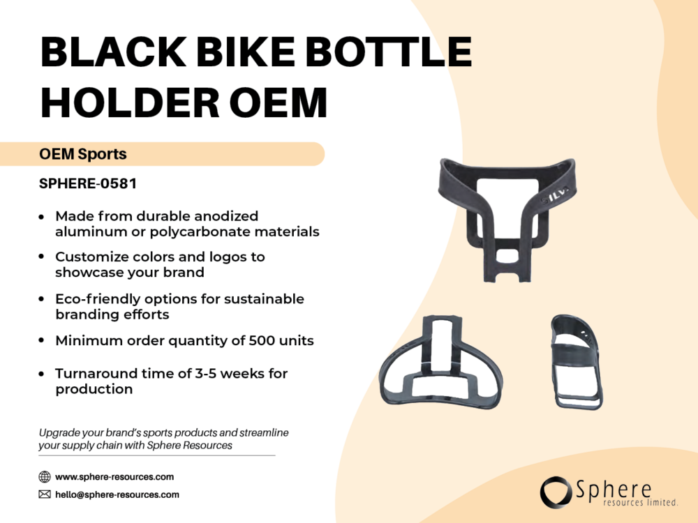 BLACK BIKE BOTTLE HOLDER OEM Social Graphic