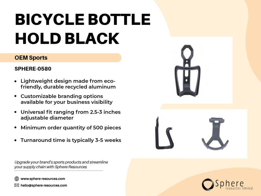 BICYCLE BOTTLE HOLD BLACK Social Graphic