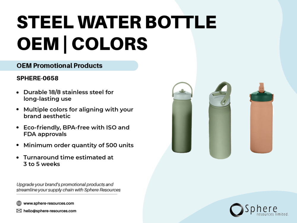 STEEL WATER BOTTLE OEM COLORS Social Graphic