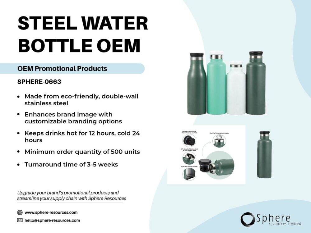 STEEL WATER BOTTLE OEM Social Graphic
