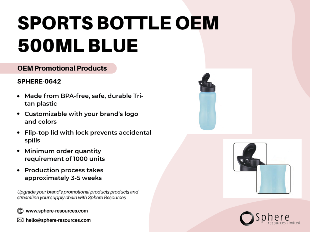 SPORTS-BOTTLE-OEM-500ML-BLUE SOCIAL GRAPHICS