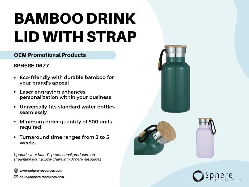 BAMBOO DRINK LID WITH STRAP Social Graphic