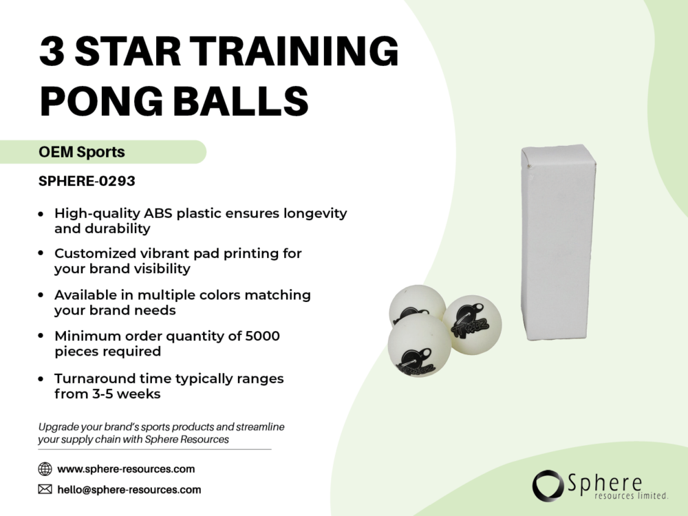 3 STAR TRAINING PONG BALLS SOCIAL GRAPHIC