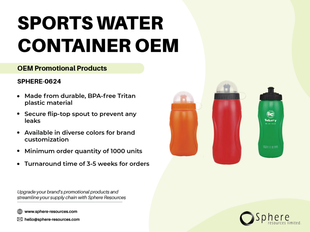 SPORTS WATER CONTAINER 0EM SOCIAL GRAPHICS